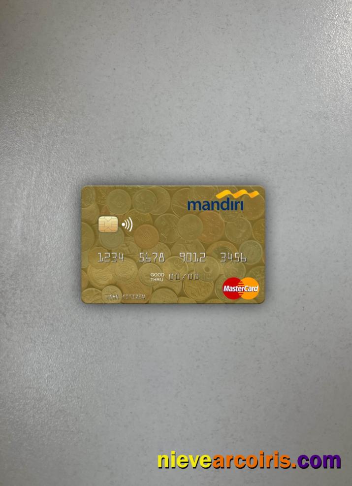 Indonesia Bank Mandiri mastercard photolook